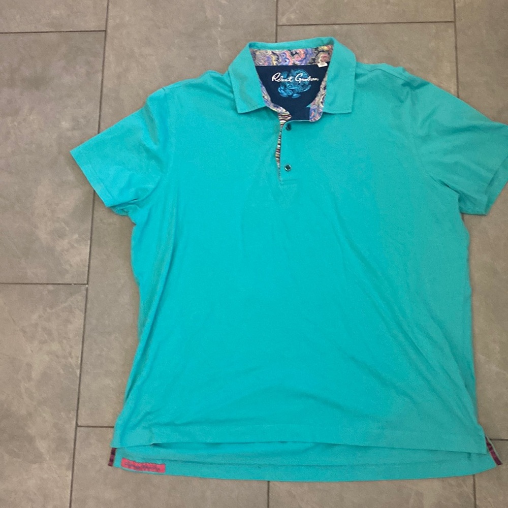 Robert Graham short sleeve men’s polo shirt